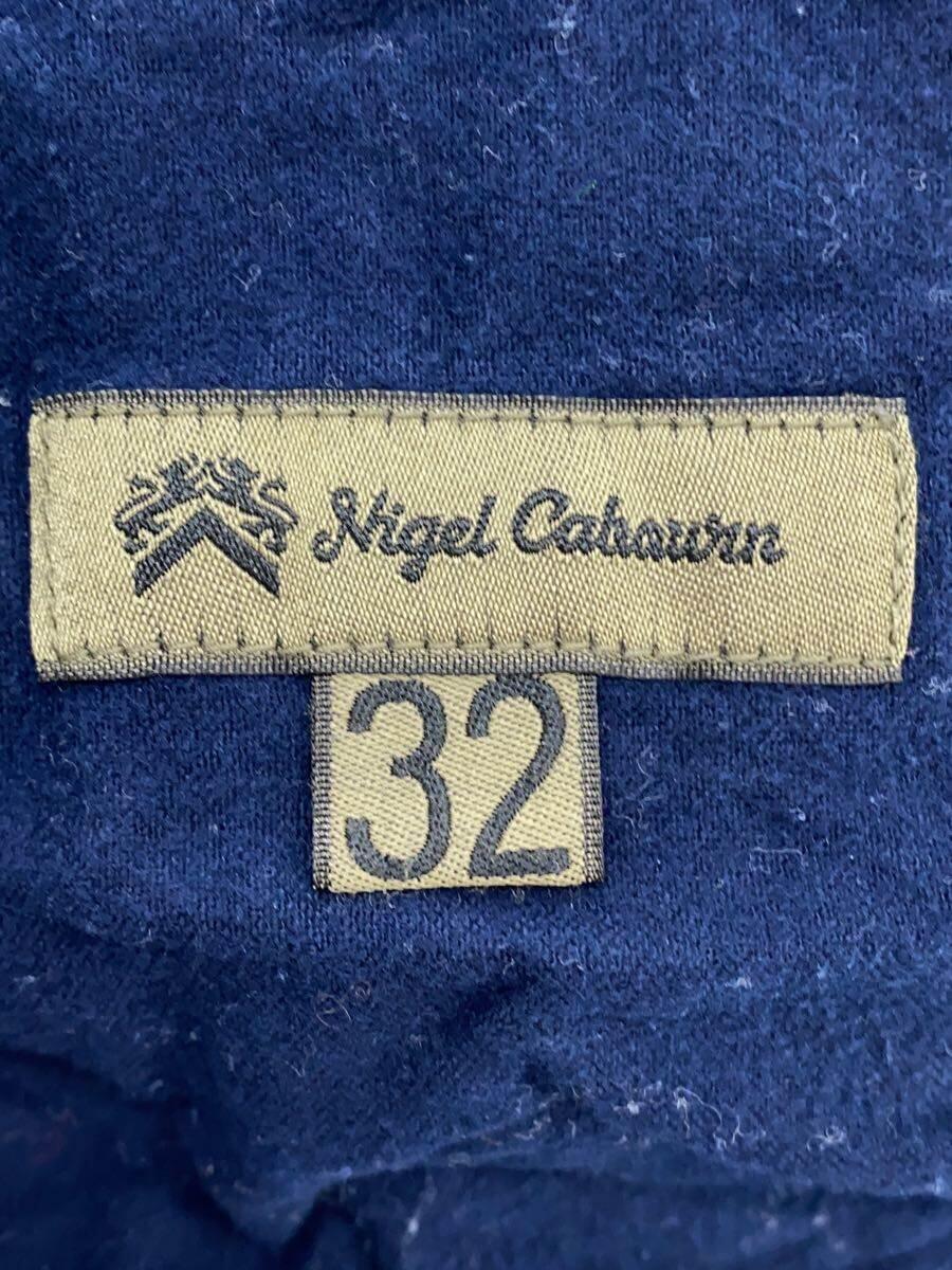 Nigel Cabourn◆ボトム/32/コットン/BLU/無地/8080050026_画像4