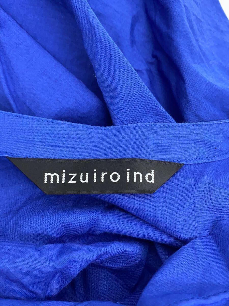 mizuiro ind◆7分袖ワンピース/-/コットン/BLU_画像3