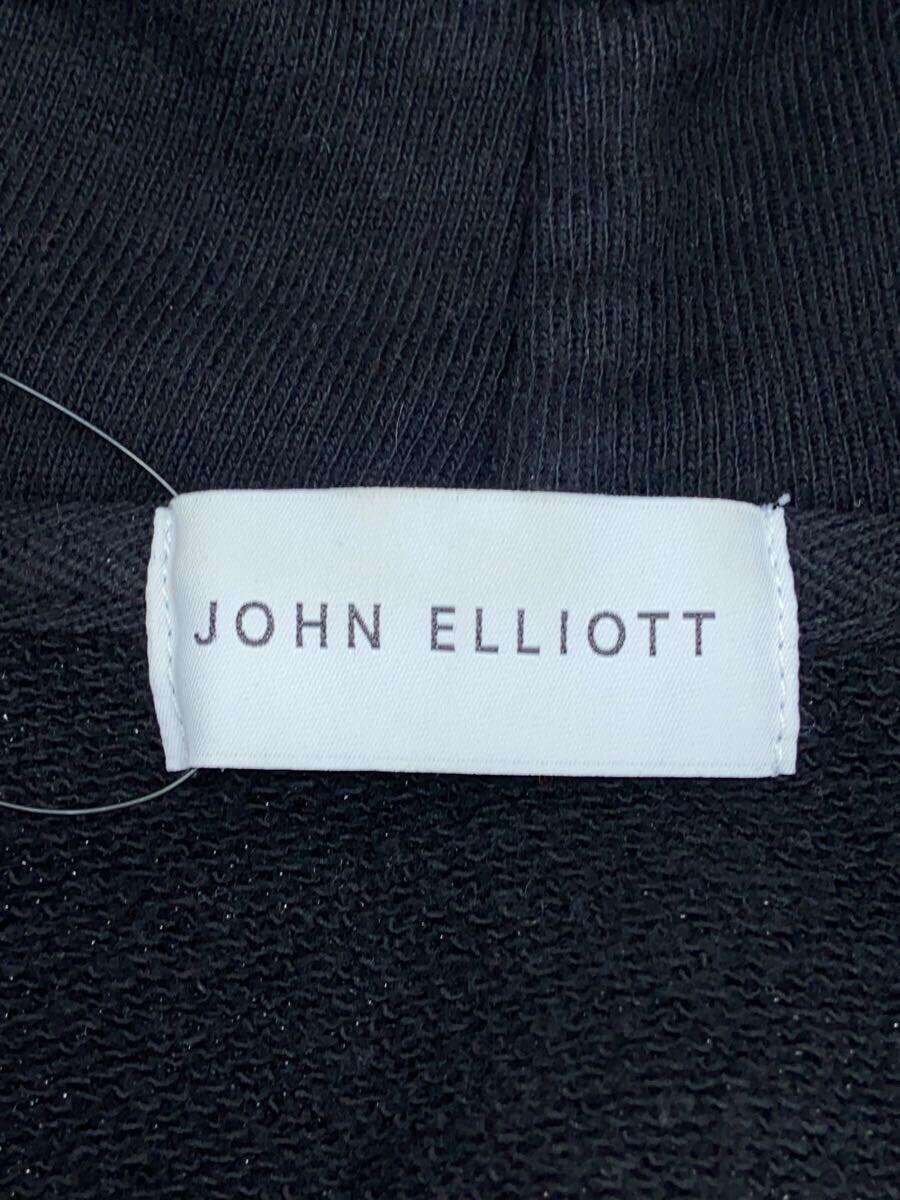 JOHN ELLIOTT◆パーカー/3/コットン/BLK/無地/2820900079_画像3