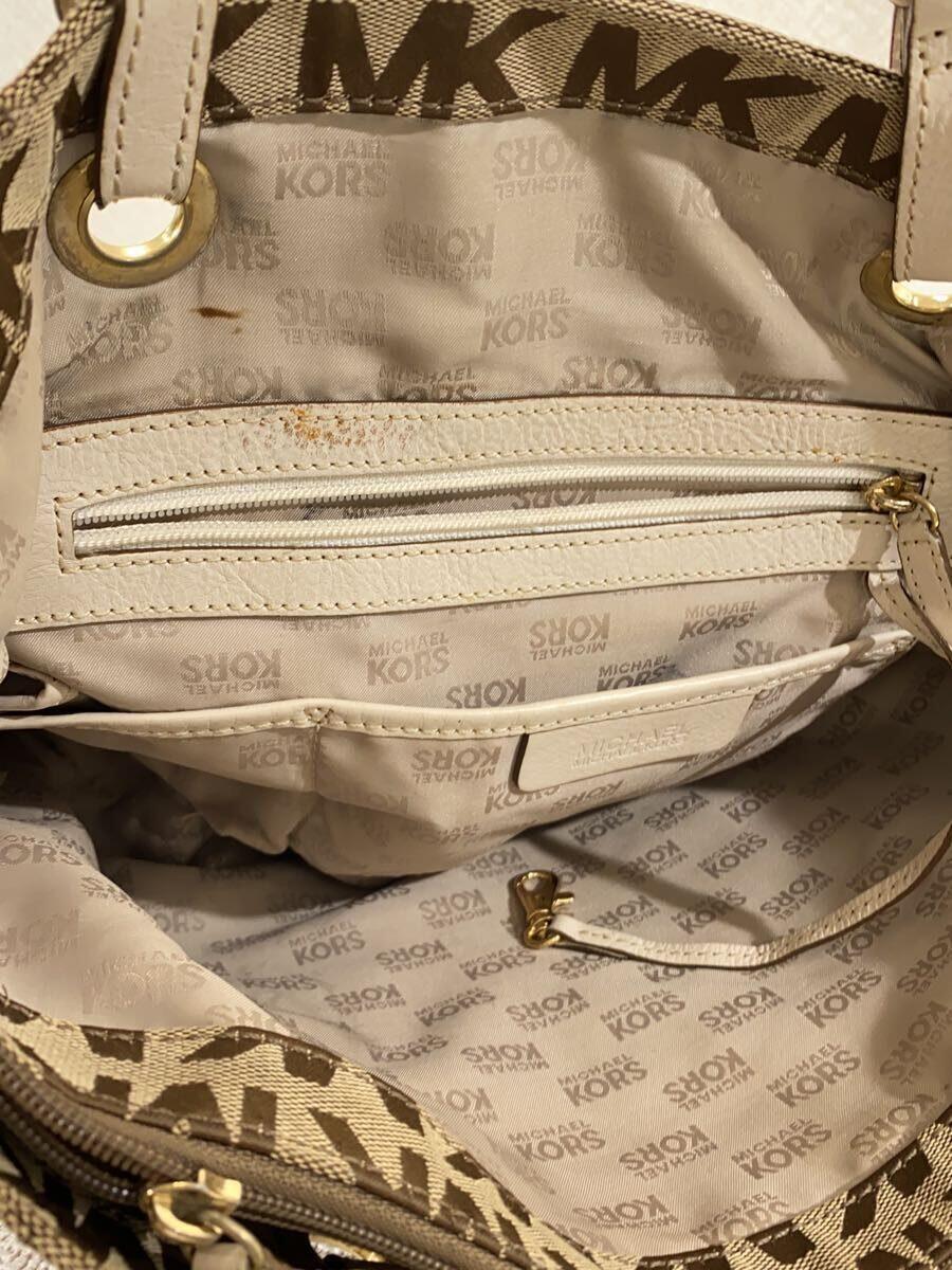 MICHAEL KORS◆トートバッグ/-/BRW/総柄_画像6