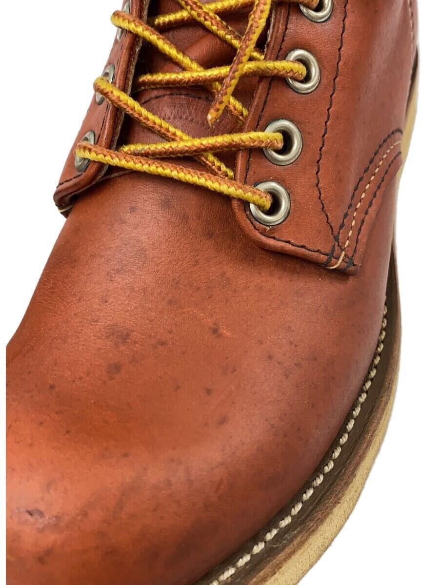 RED WING◆レースアップブーツ/UK4/BRW/レザー_画像8