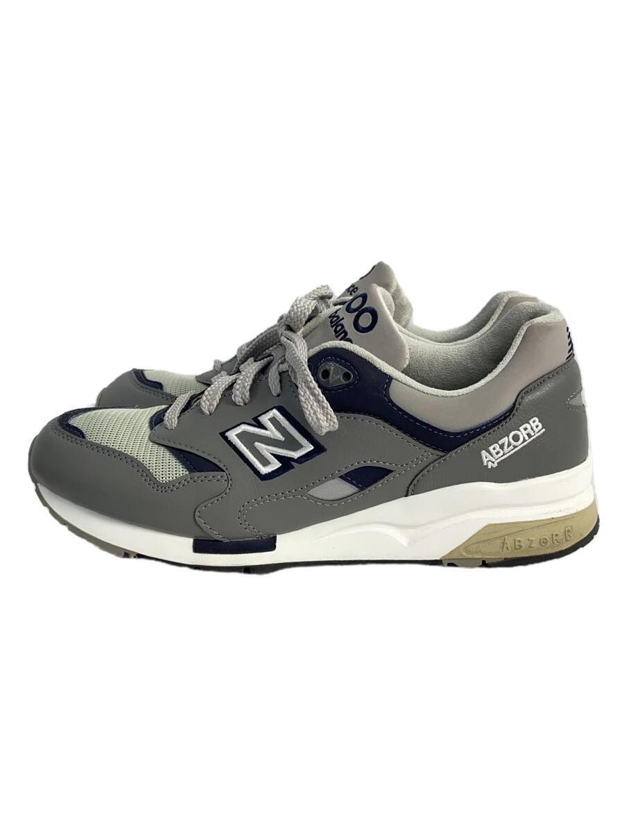 NEW BALANCE◆ハイカットスニーカー/26cm/GRY/レザー/CM1600LG_画像1