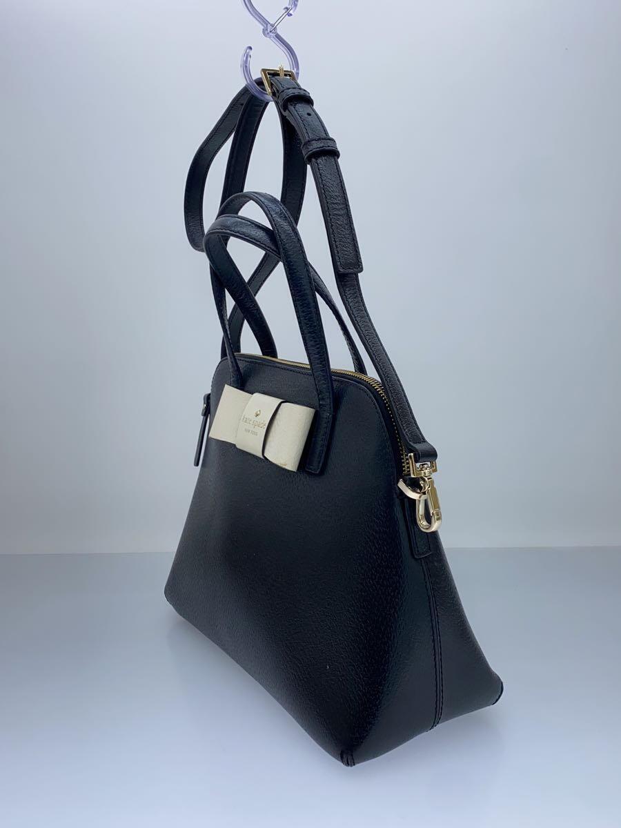 kate spade new york◆ケイトスペードニューヨーク/ショルダーバッグ/レザー/BLK/WKRU4027_画像2