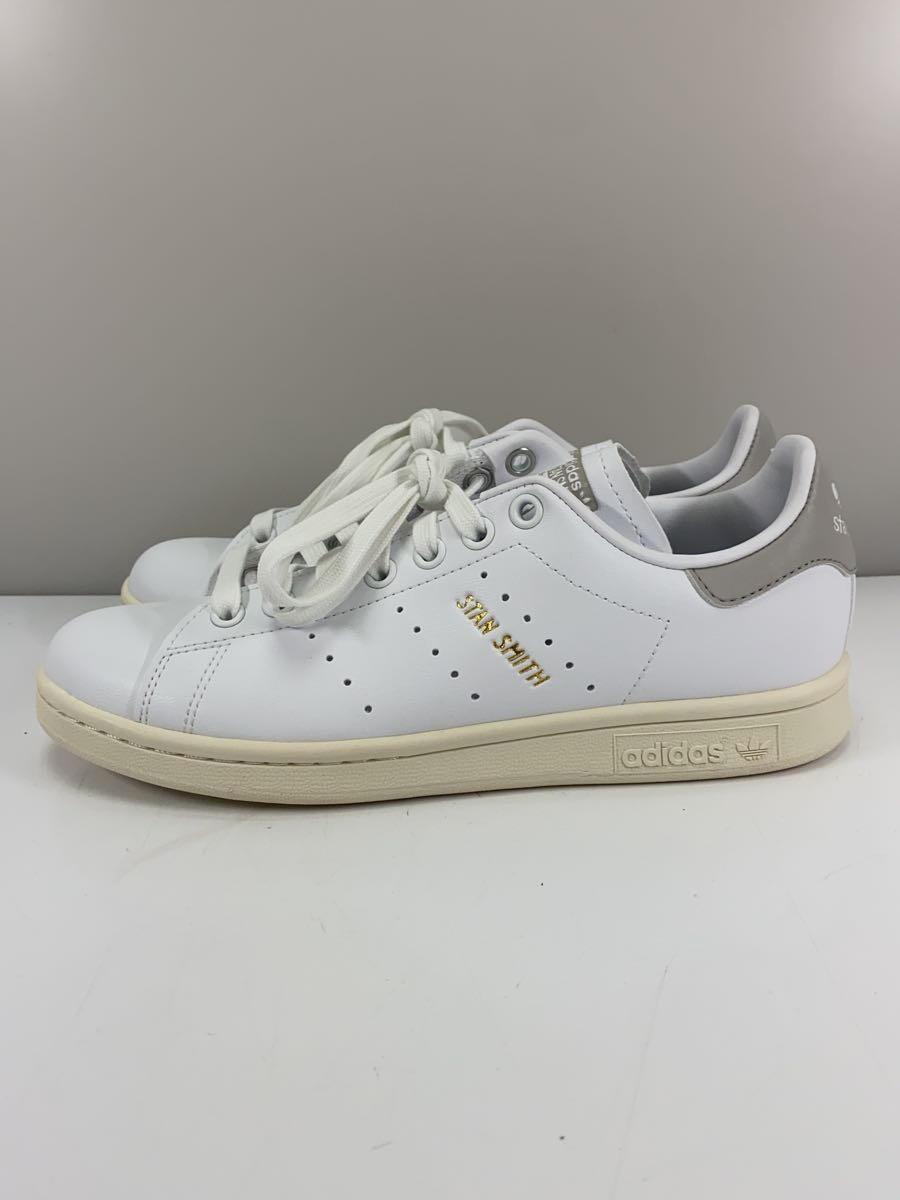 adidas◆ローカットスニーカー/23.5cm/WHT_画像1