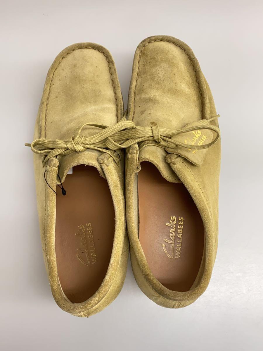 Clarks◆シューズ/25cm/BEG/スウェード_画像3