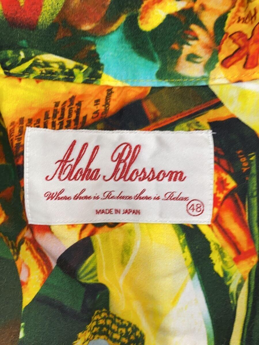 Aloha Blossom◆半袖開襟シャツ/48/レーヨンの画像3