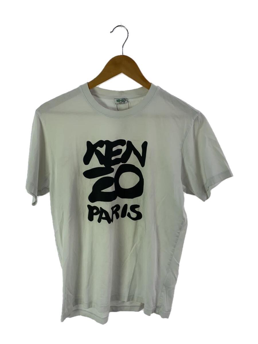 KENZO◆Tシャツ/M/コットン/WHT/プリント/FA55TS0184SA_画像1