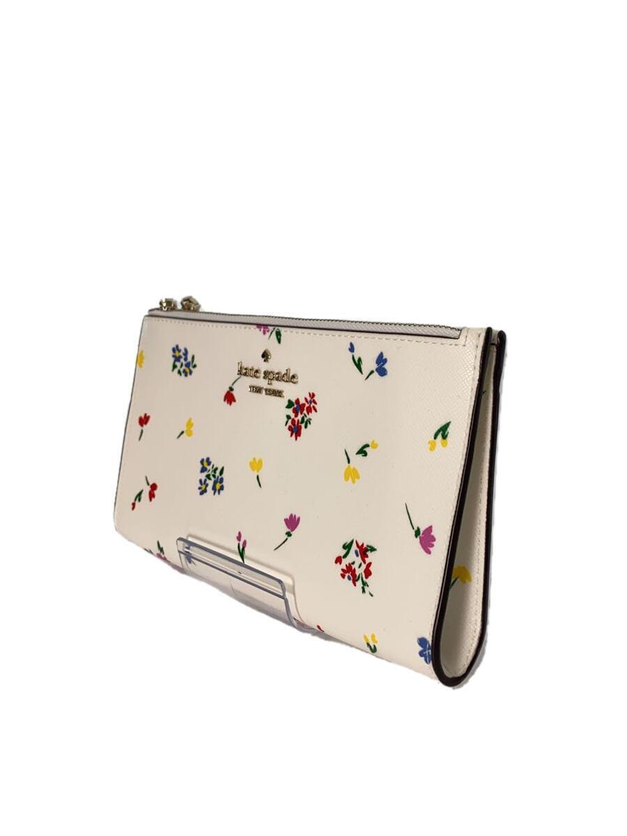 kate spade new york◆ハンドバッグ/-/ホワイト/花柄/KB588_画像2