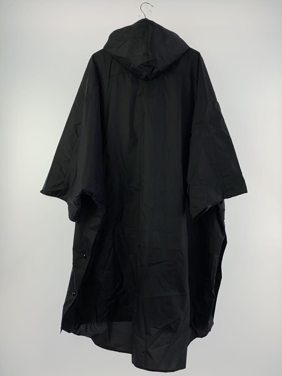 Acne Studios(Acne)◆Reflective Face Motif Poncho/UNISEX/コート/M/ナイロン/BLK_画像2