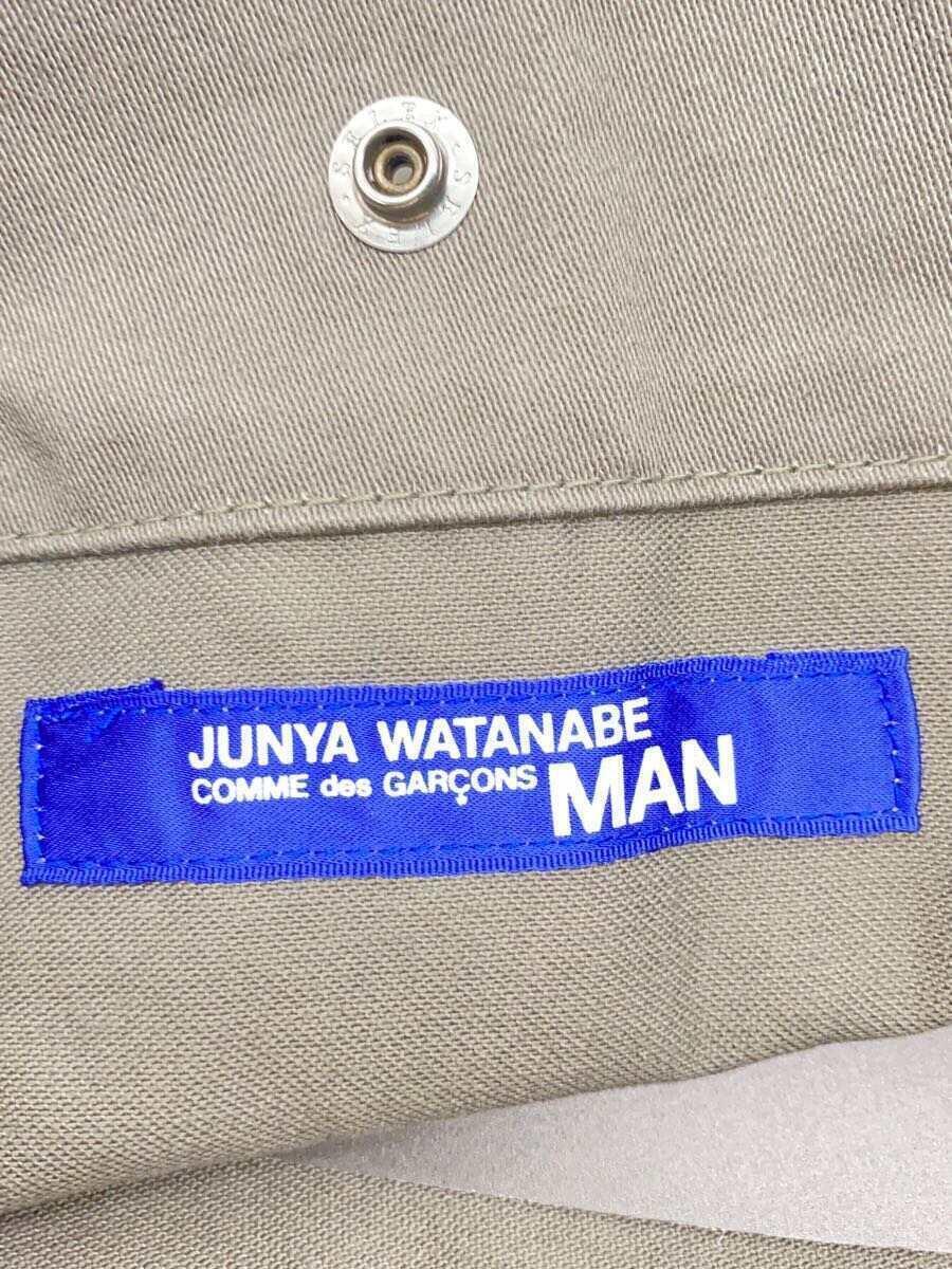 JUNYA WATANABE COMME des GARCONS MAN◆プリントショルダーバッグ/コットン/GRY/WE-K 236_画像5