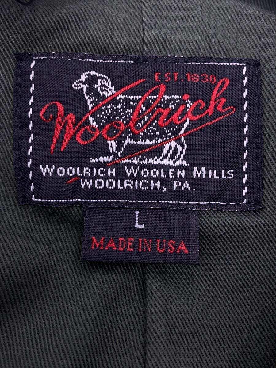 Woolrich◆ジャケット/L/ウール/GRN_画像3