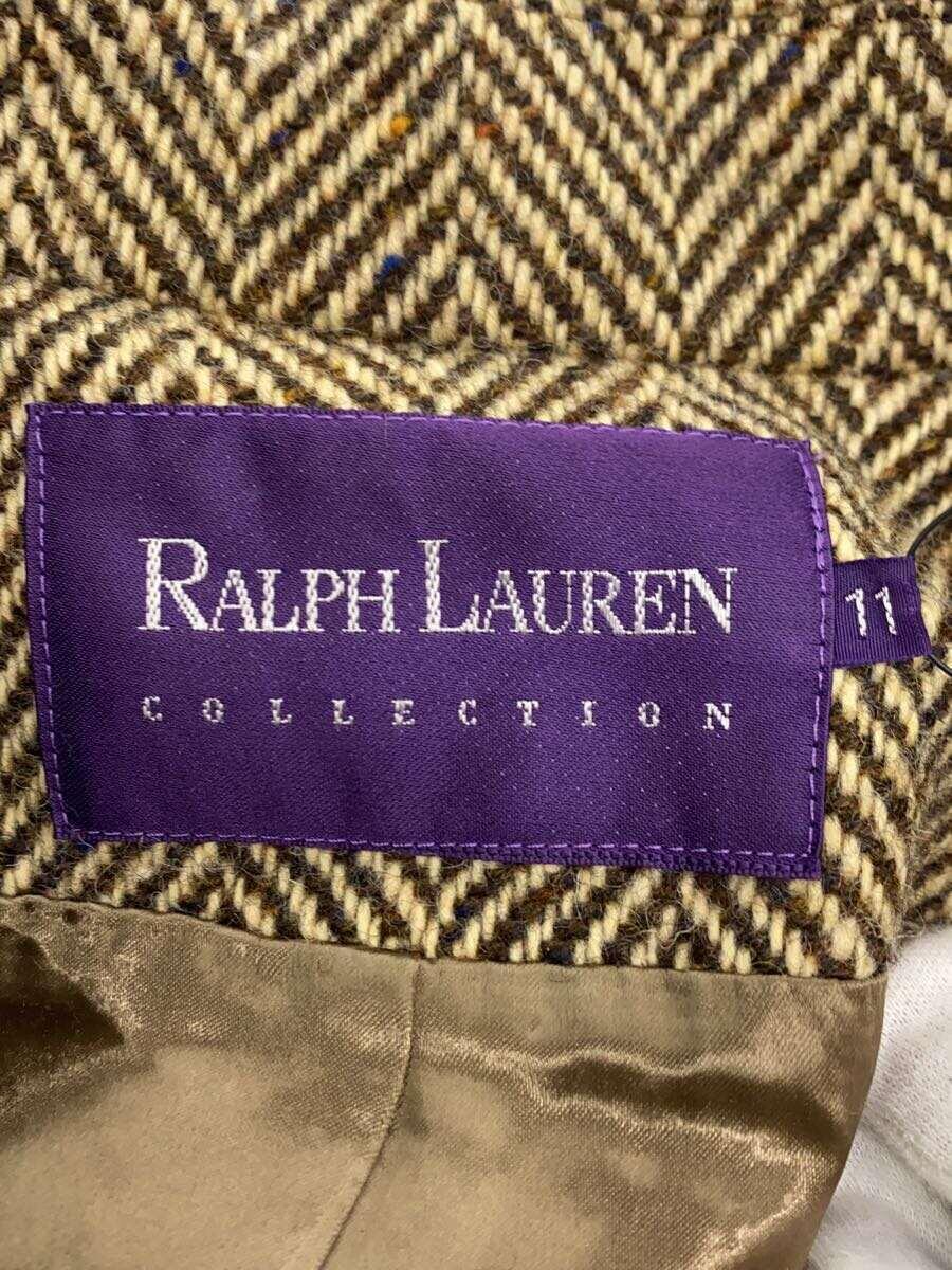 Ralph Lauren COLLECTION◆ステンカラーコート/-/ウール/BRW_画像3