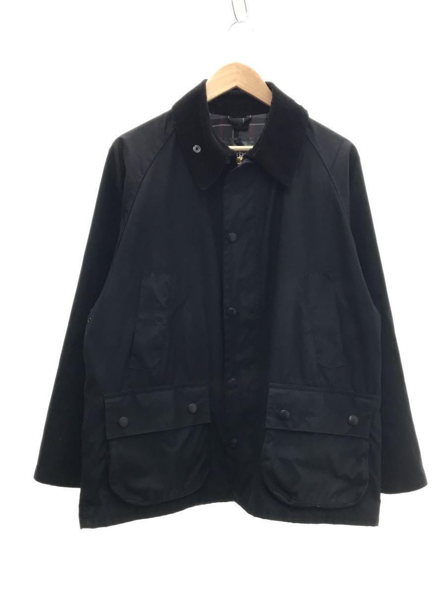 Barbour◆ジャケット/-/コットン/BLK/無地/2102048_画像1