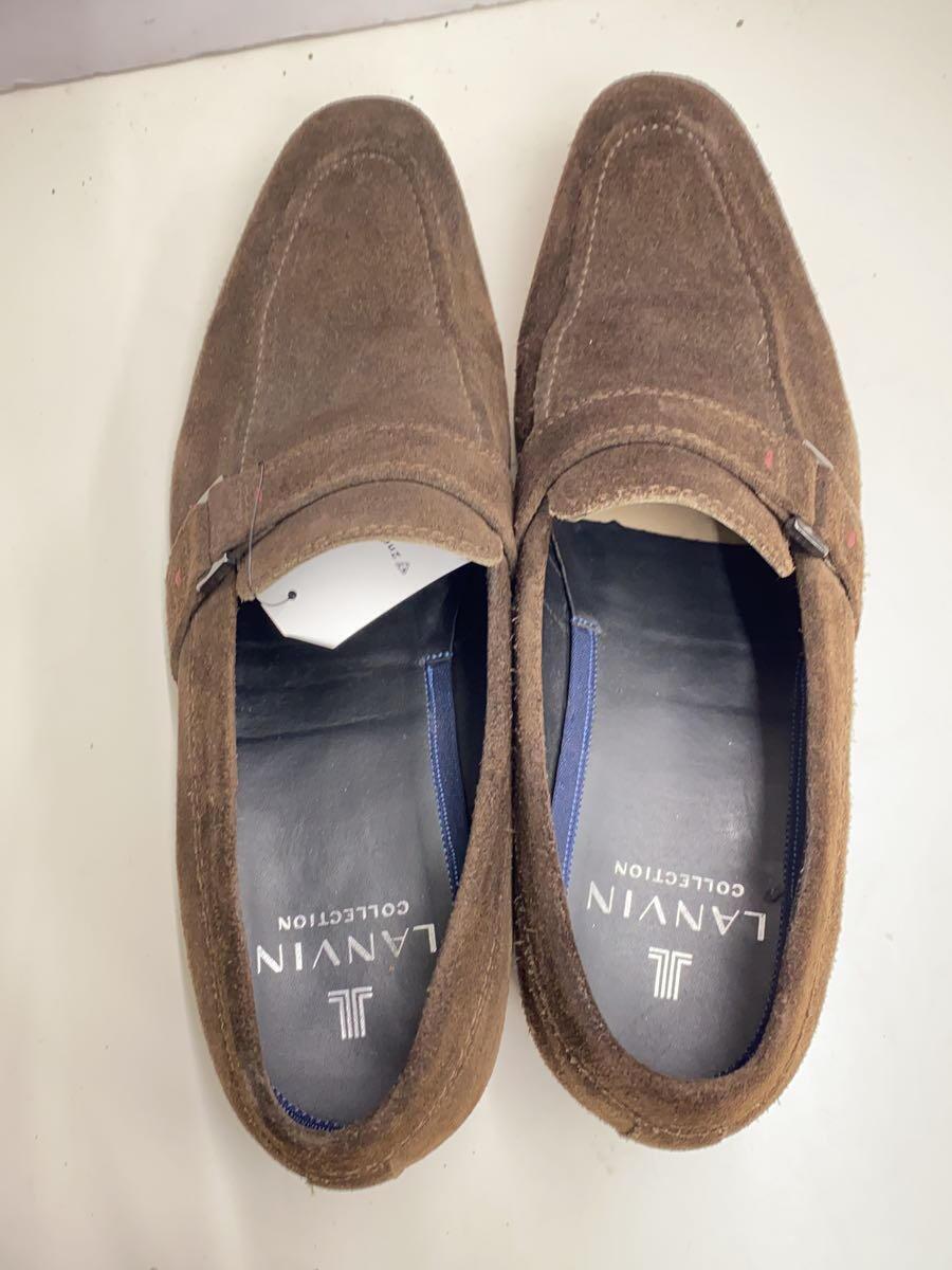 LANVIN◆シューズ/25.5cm/BRW/スウェード_画像3