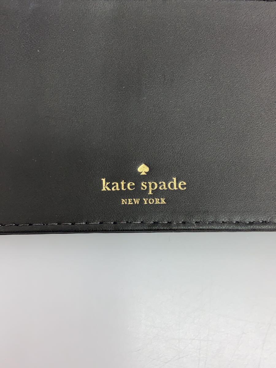 kate spade new york◆長財布/レザー/BLK/レディース/WLRU2641_画像3