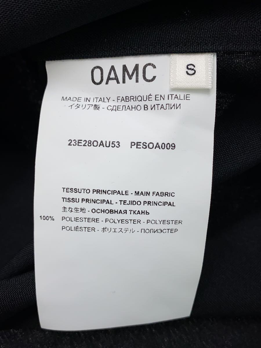OAMC(OVER ALL MASTER CLOTH)◆IAN SHIRT(ダブルジップシャツ)/S/ポリエステル/BLK/23E28OAU53_画像4