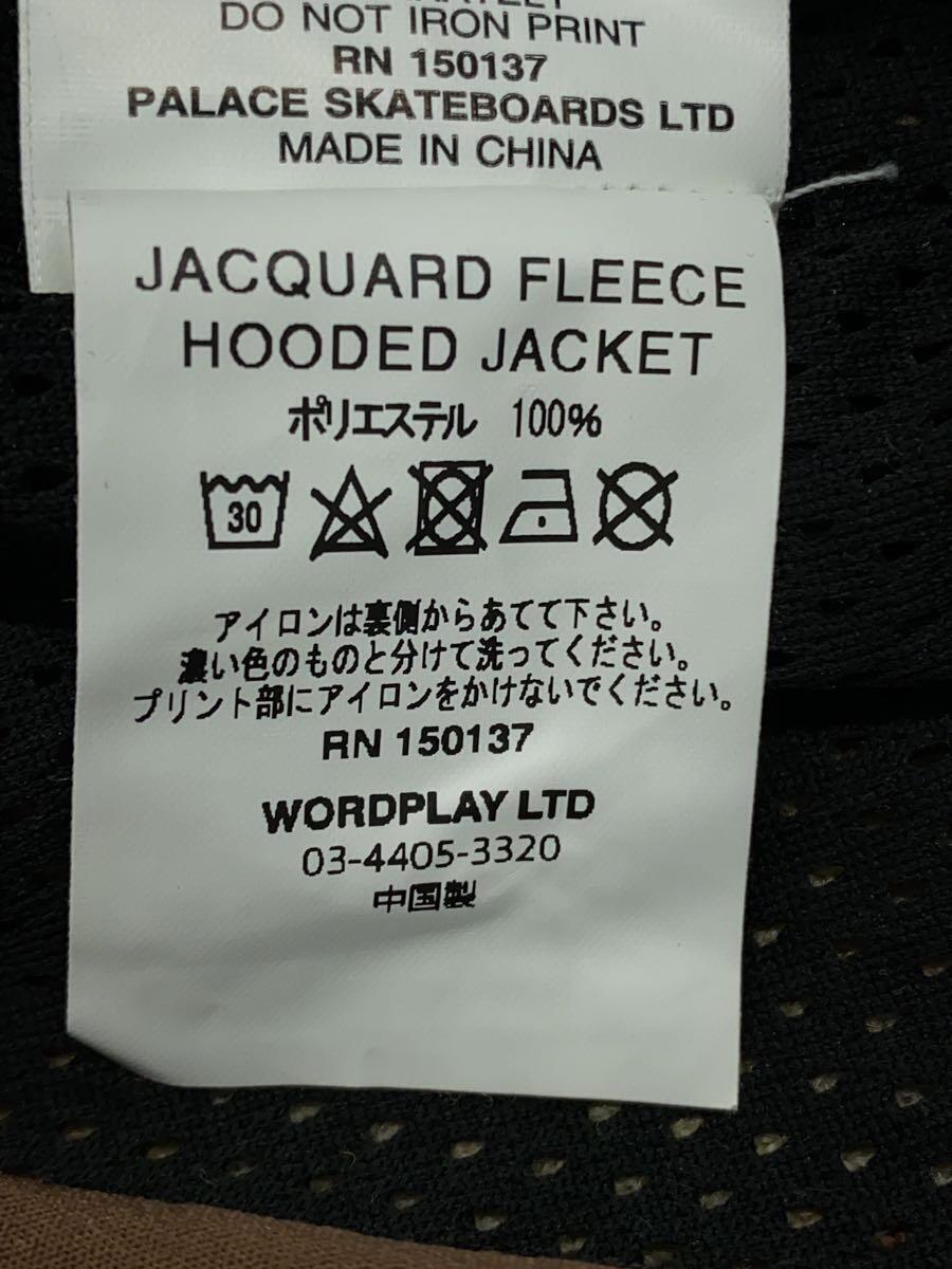 PALACE◆22SS/JACQUARD FLEECE HOODED JACKET/フリースジャケット/L/ポリエステル_画像4