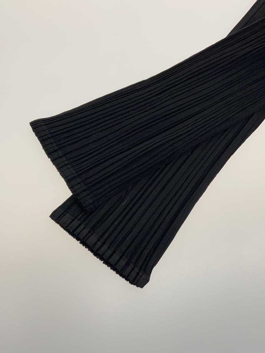 PLEATS PLEASE ISSEY MIYAKE◆長袖ブラウス/3/ポリエステル/BLK/無地/PP11-JD172_画像5