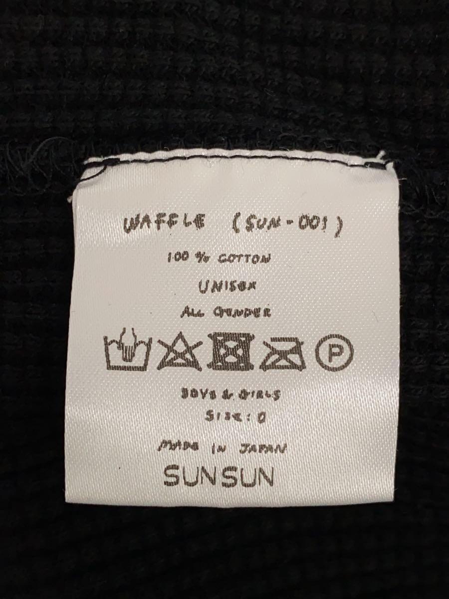 SUNSUN/長袖Tシャツ/0/コットン/BLK/SUN-001_画像4