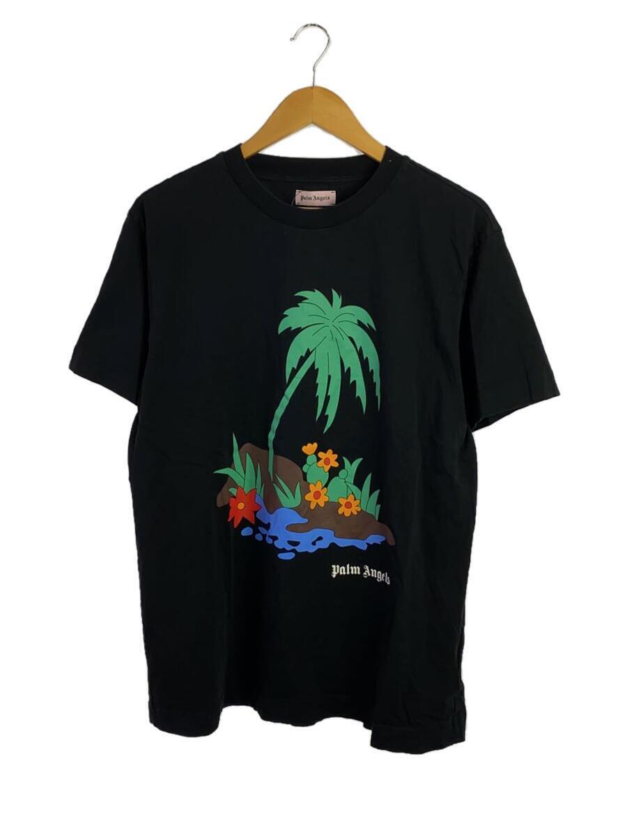 Palm Angels◆Tシャツ/SS/コットン/BLK/PMAA001S18084009_画像1