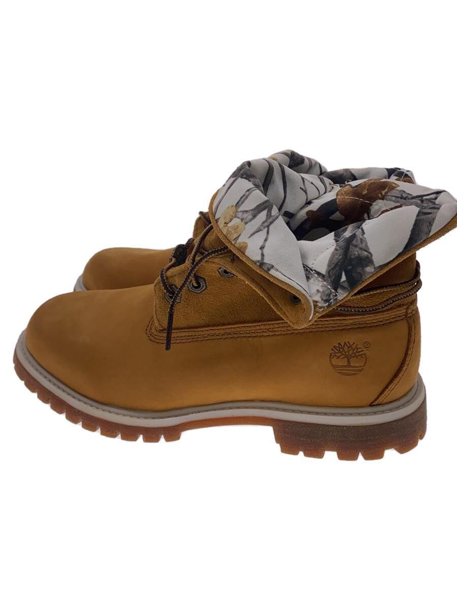 Timberland◆レースアップブーツ/23.5cm/CML/レザー_画像1