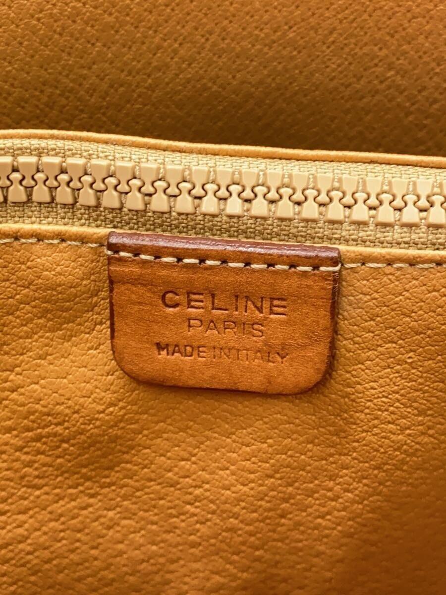 CELINE◆ハンドバッグ/レザー/BRW/M95_画像5