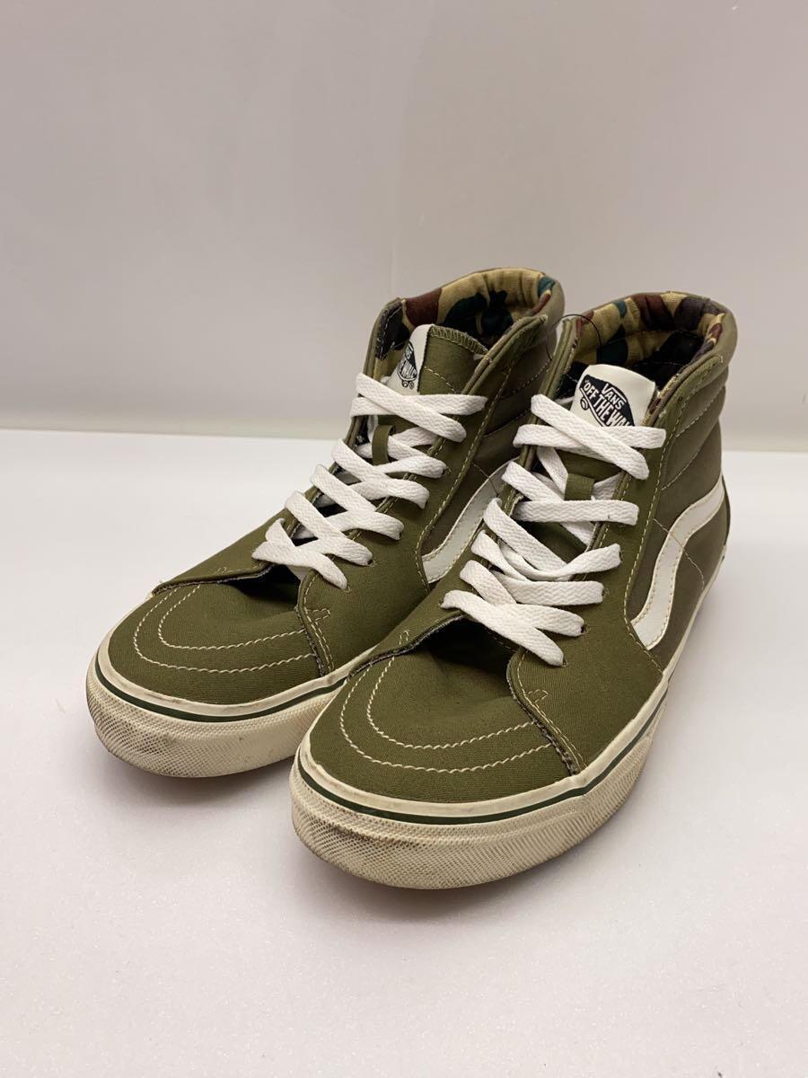 VANS◆ハイカットスニーカー/26cm/KHK/V38CL_画像2