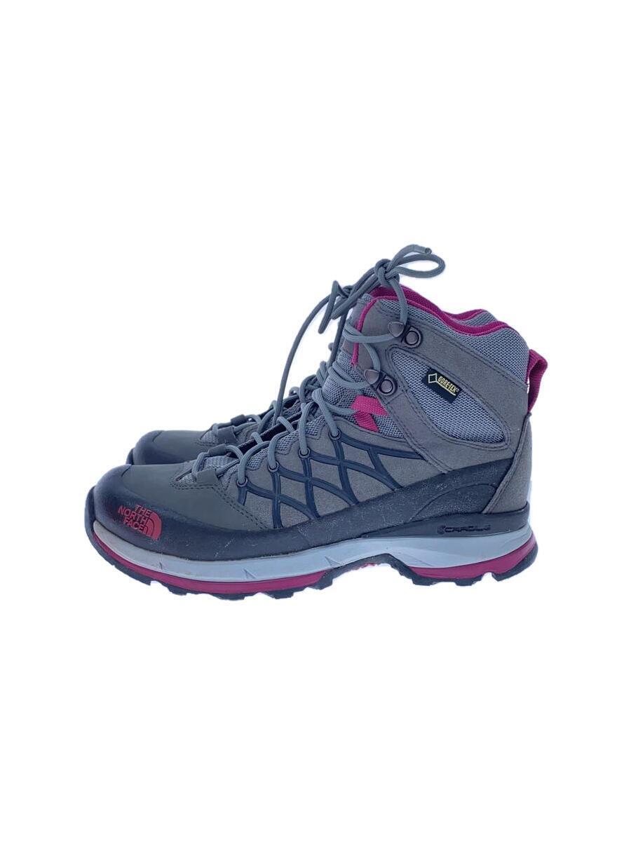 THE NORTH FACE◆トレッキングブーツ/23.5cm/PNK/NFW01426/W Wreck Mid GORE-TEX_画像1