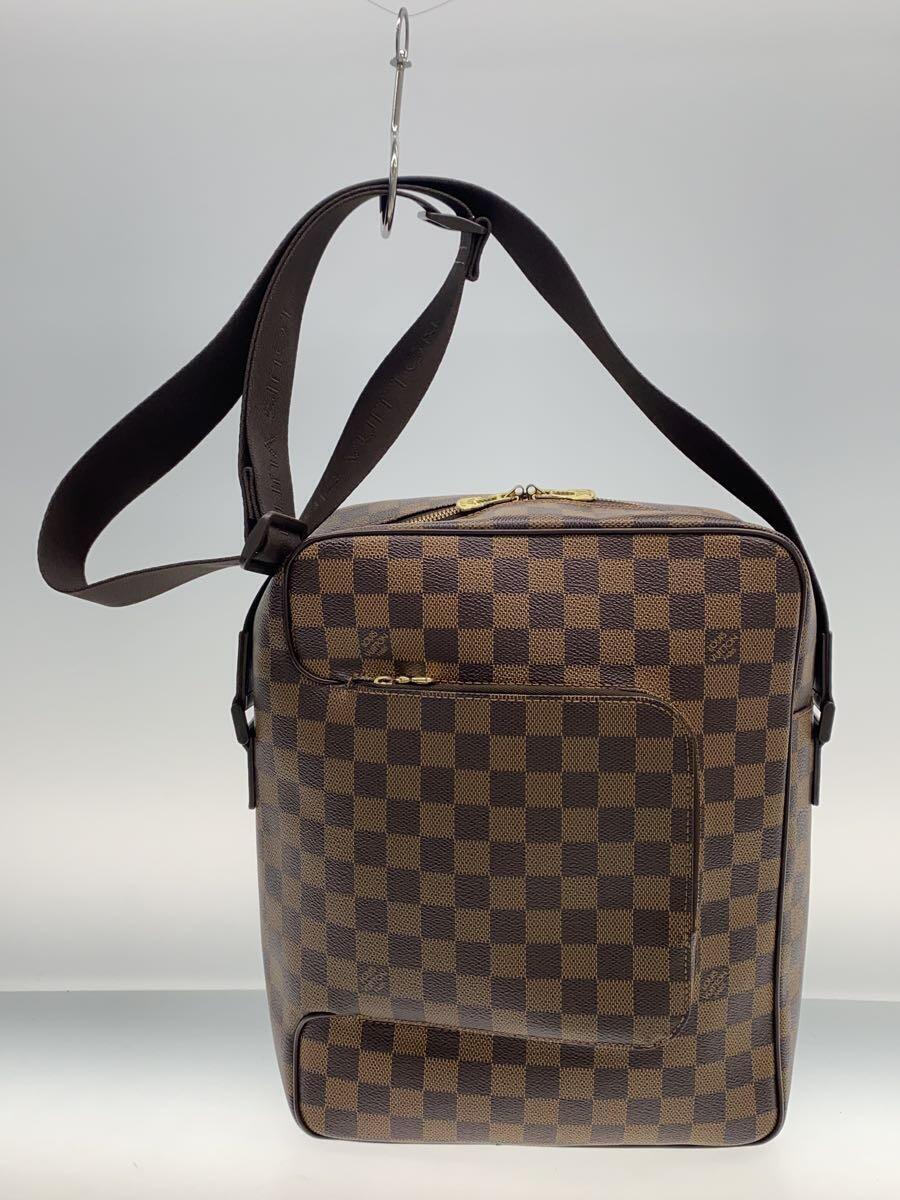 LOUIS VUITTON◆オラフMM_ダミエ・エベヌ_BRW_画像3