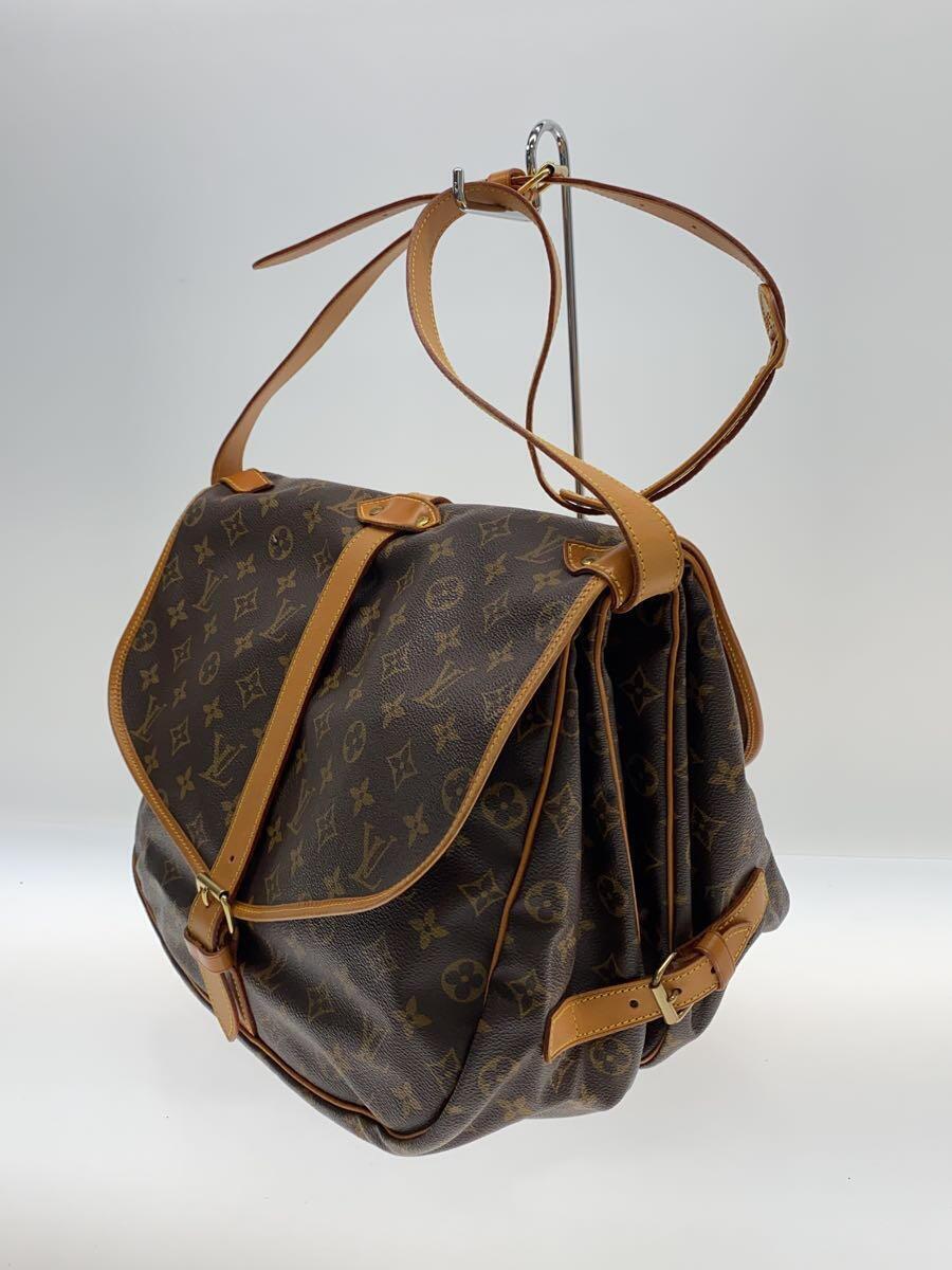 LOUIS VUITTON◆1)ソミュール35_モノグラム・キャンバス_BRW_画像2