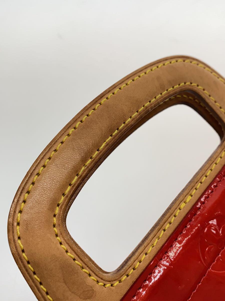 LOUIS VUITTON◆スタントン_モノグラム・ヴェルニ_RED_画像9