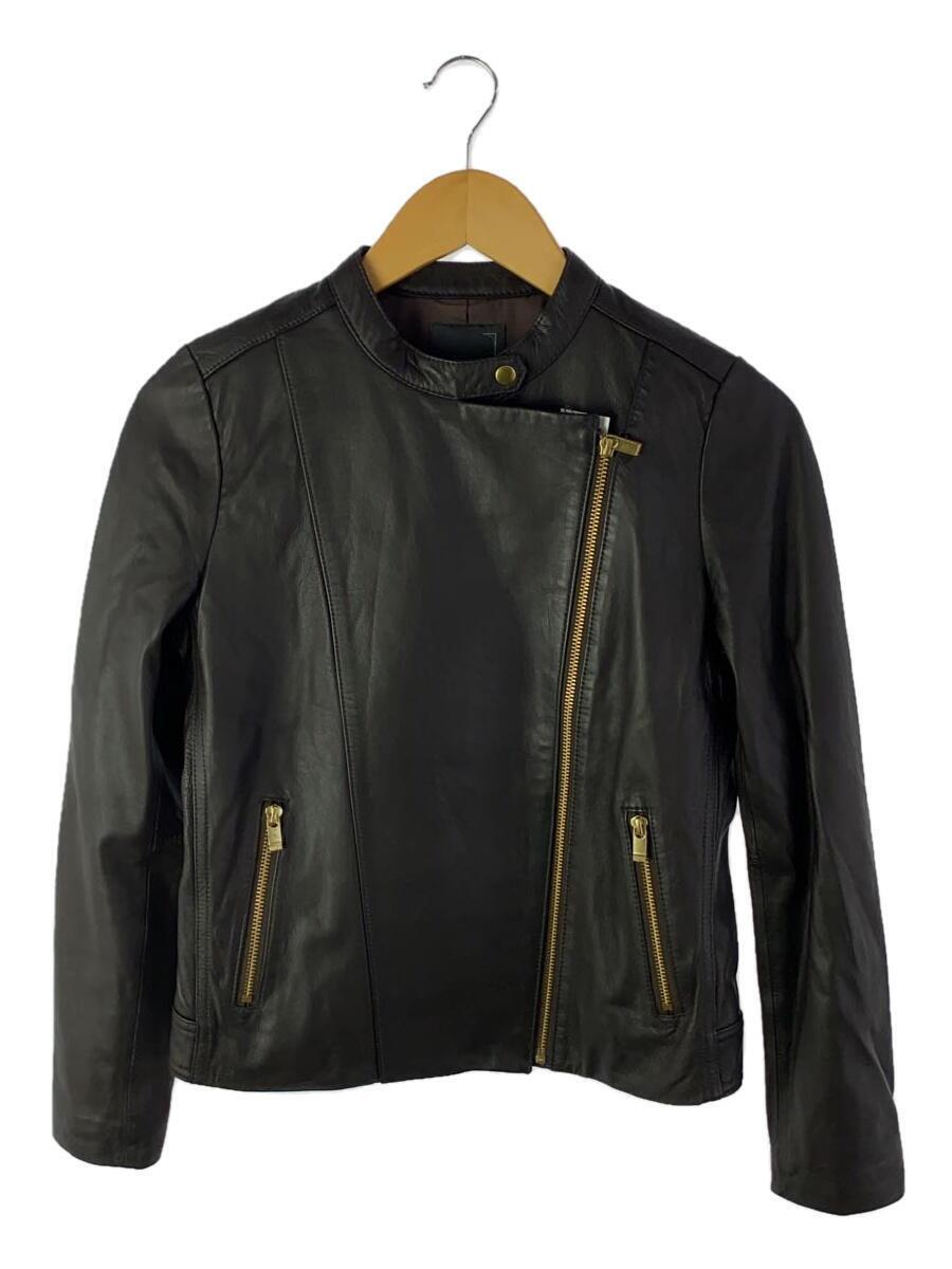NOBLE* double rider's jacket /38/ sheep leather /BRW/ plain /20-011-240-5000-3-0