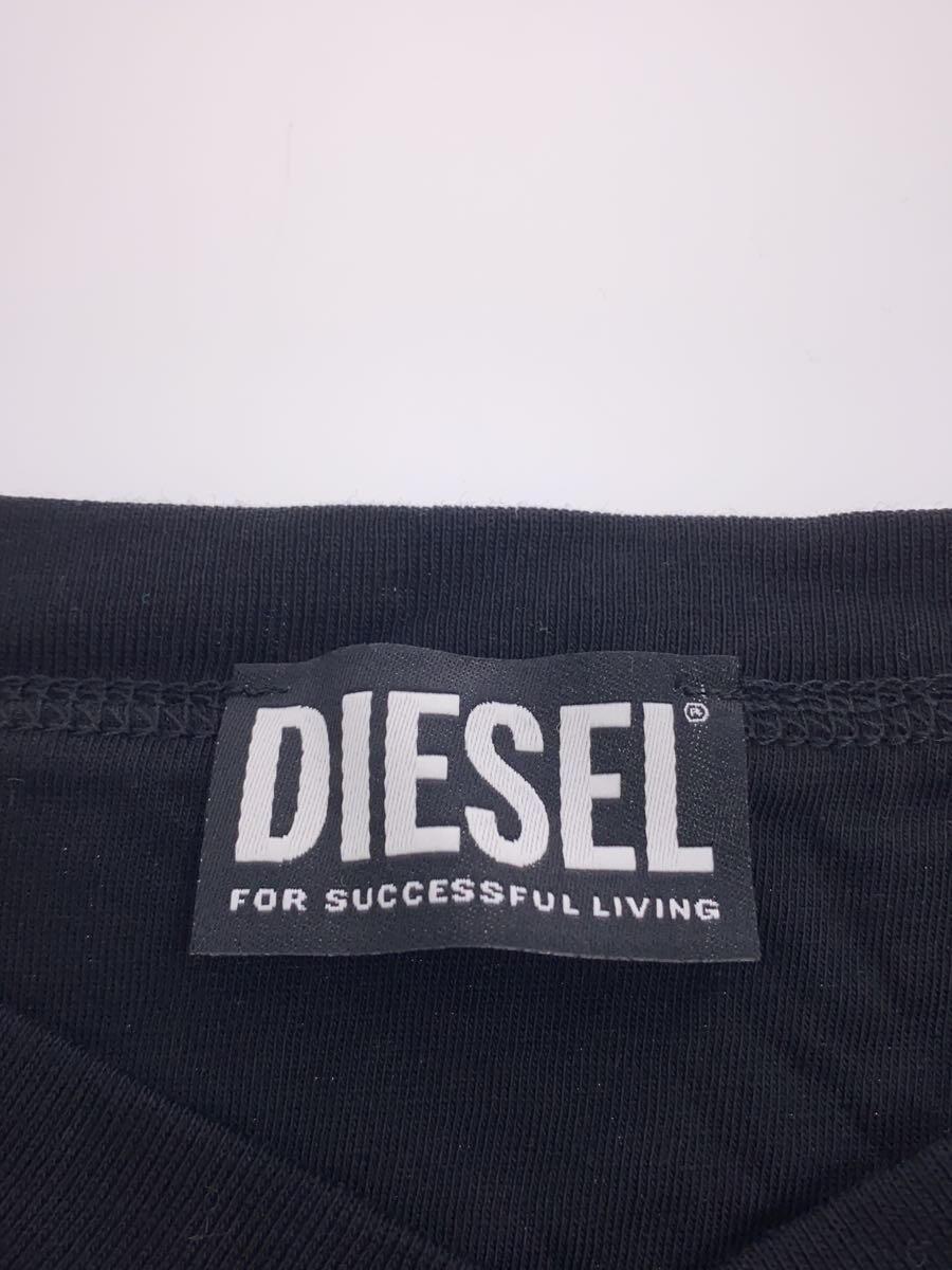 DIESEL◆Tシャツ/-/コットン/BLK/TWORKI_画像3