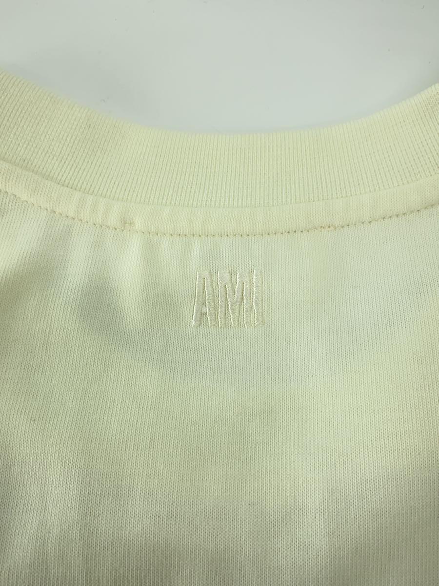 AMI Alexandre Mattiussi◆長袖Tシャツ/3/コットン/WHT/ボーダー_画像7