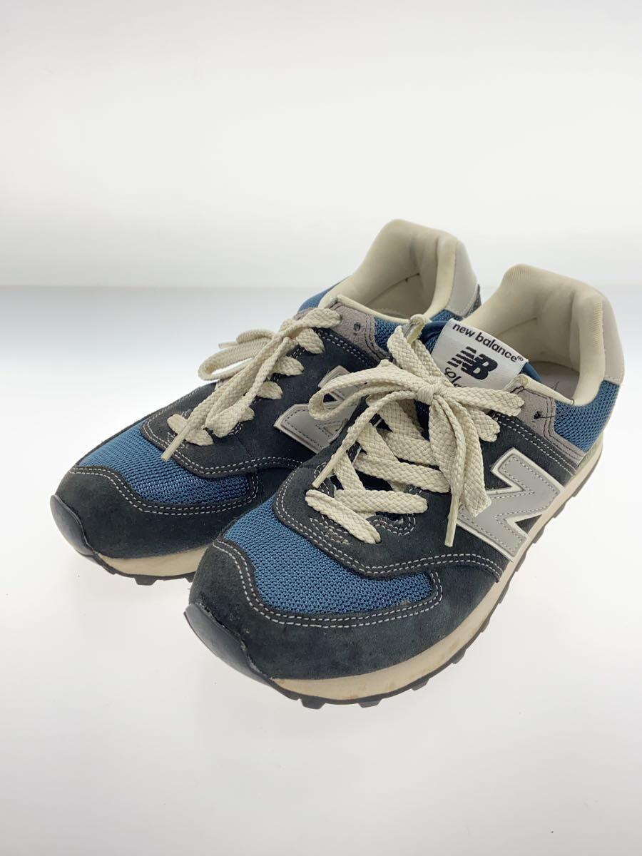 NEW BALANCE◆ローカットスニーカー/23.5cm/BLK_画像2