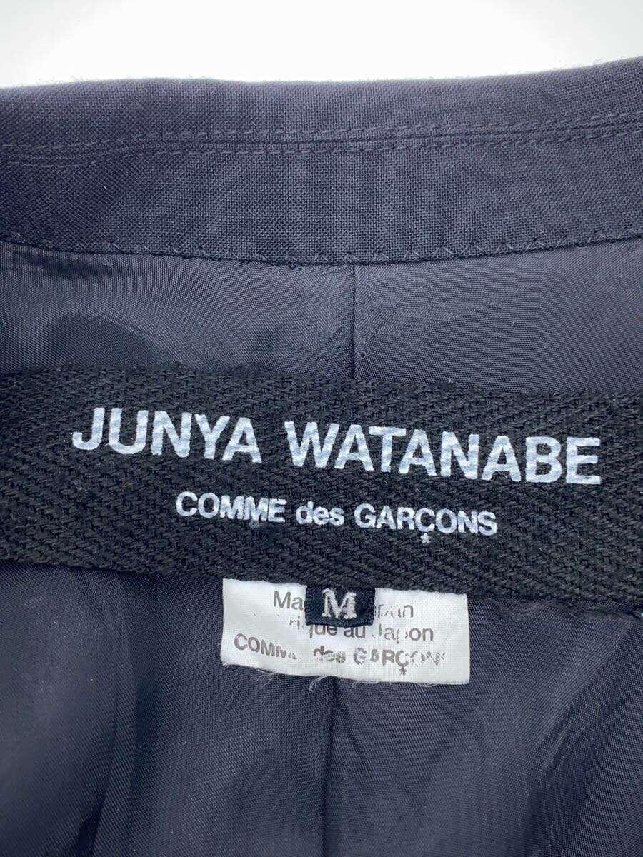 JUNYA WATANABE COMME des GARCONS◆テーラードジャケット/M/ウール/BLK/無地/WF-B009_画像3