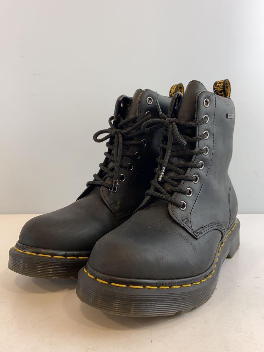 Dr.Martens◆レースアップブーツ/24.5cm/BLK/AW006_画像2