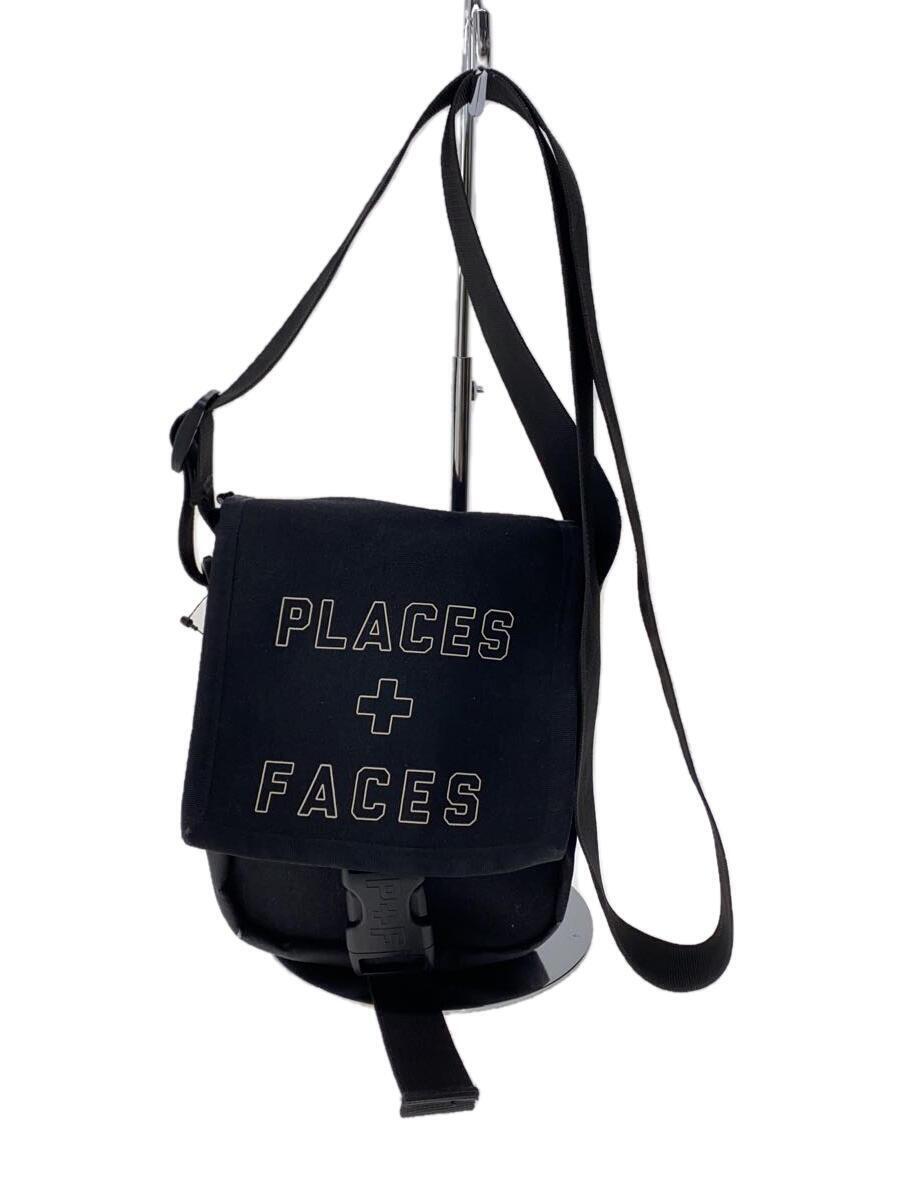 Places+Faces◆ショルダーバッグ/-/BLK/無地_画像1