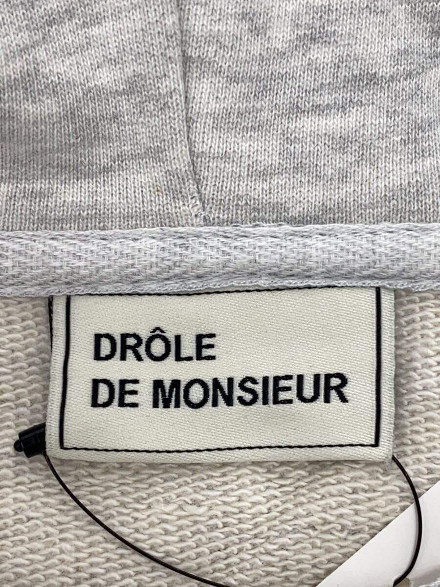 DROLE DE MONSIEUR◆DROLE DE MONSIEUR/パーカー/コットン/グレー_画像3