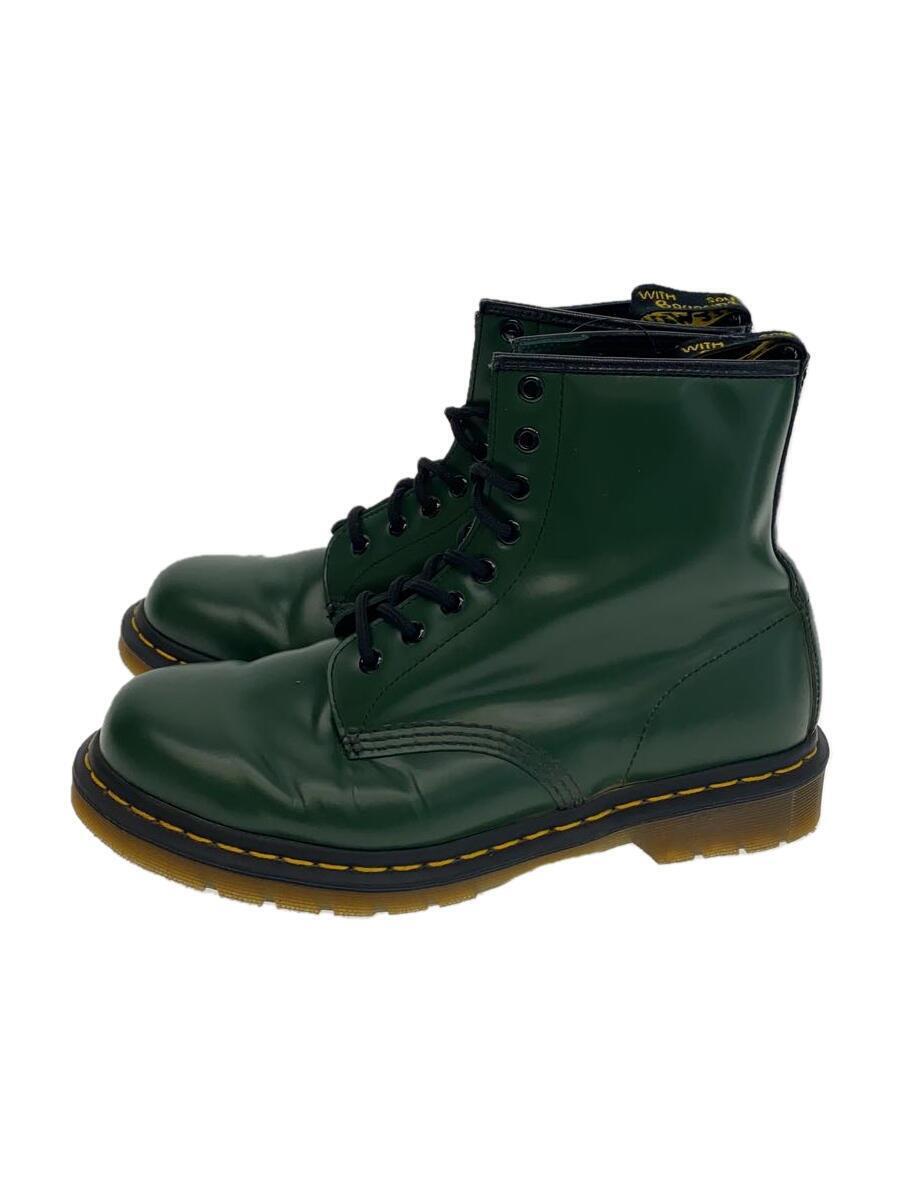 Dr.Martens◆8ホールレースアップブーツ/UK8/GRN/1460_画像1