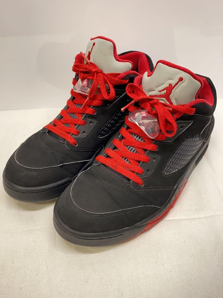 NIKE◆AIR JORDAN 5 RETRO LOW/エアジョーダンレトロロー/ブラック/819171-001/28cm/_画像2