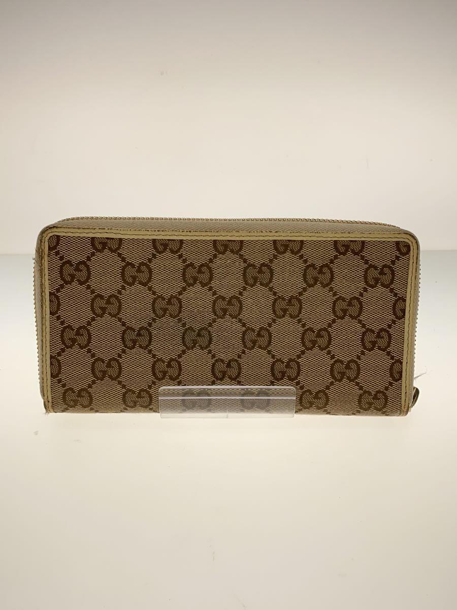 GUCCI◆長財布/キャンバス/ベージュ/モノグラム/レディース_画像2