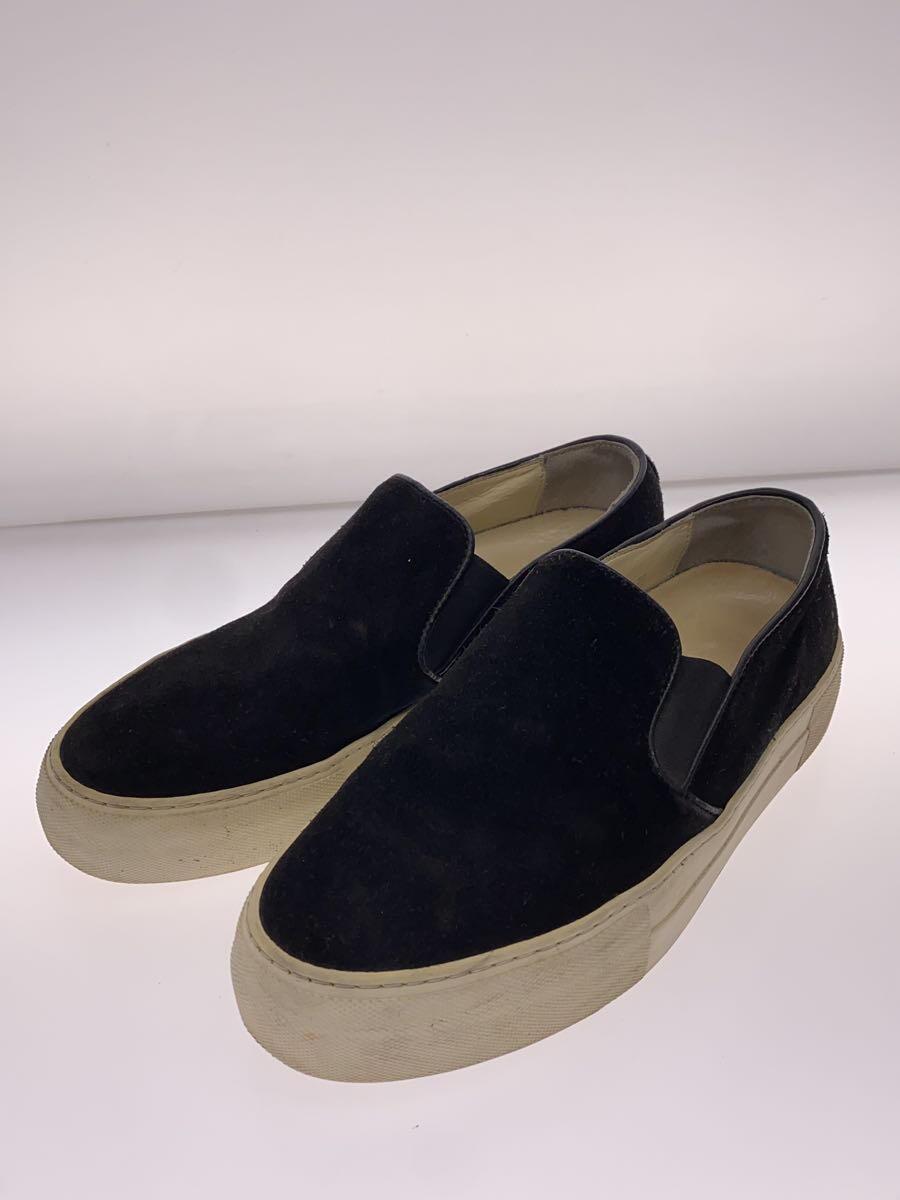 BEAUTY&YOUTH UNITED ARROWS◆ローカットスニーカー/39/BLK/92259/mata SUEDE SLIP-ON_画像2