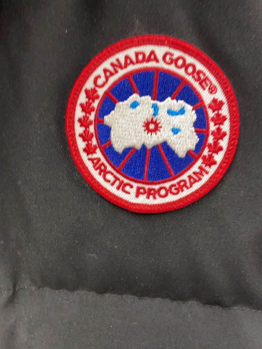 CANADA GOOSE◆GARSON VEST/ダウンベスト/M/ナイロン/BLK/無地/4151M_画像4