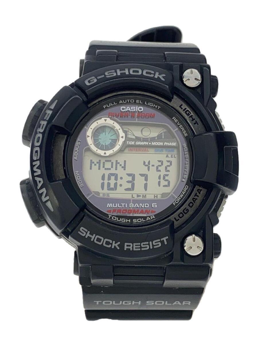 CASIO◆ソーラー腕時計・G-SHOCK/デジタル/ブラック_画像1