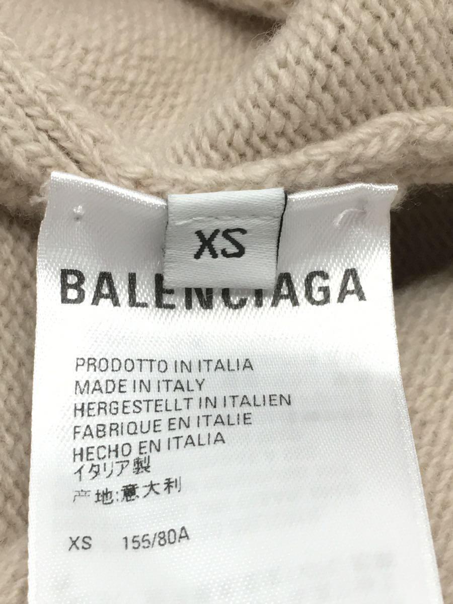 BALENCIAGA◆セーター(厚手)/XS/ウール/BEG/675290//_画像4