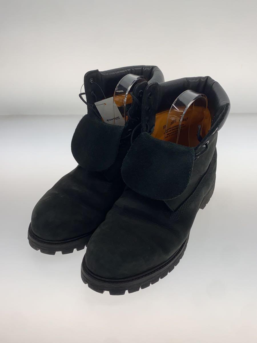 Timberland◆ブーツ/US10/BLK/10073_画像2