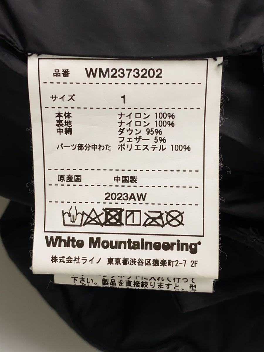 WHITE MOUNTAINEERING◆23AW/DOWN VEST/ダウンベスト/1/ナイロン/BLK/WM2373202/無地_画像4