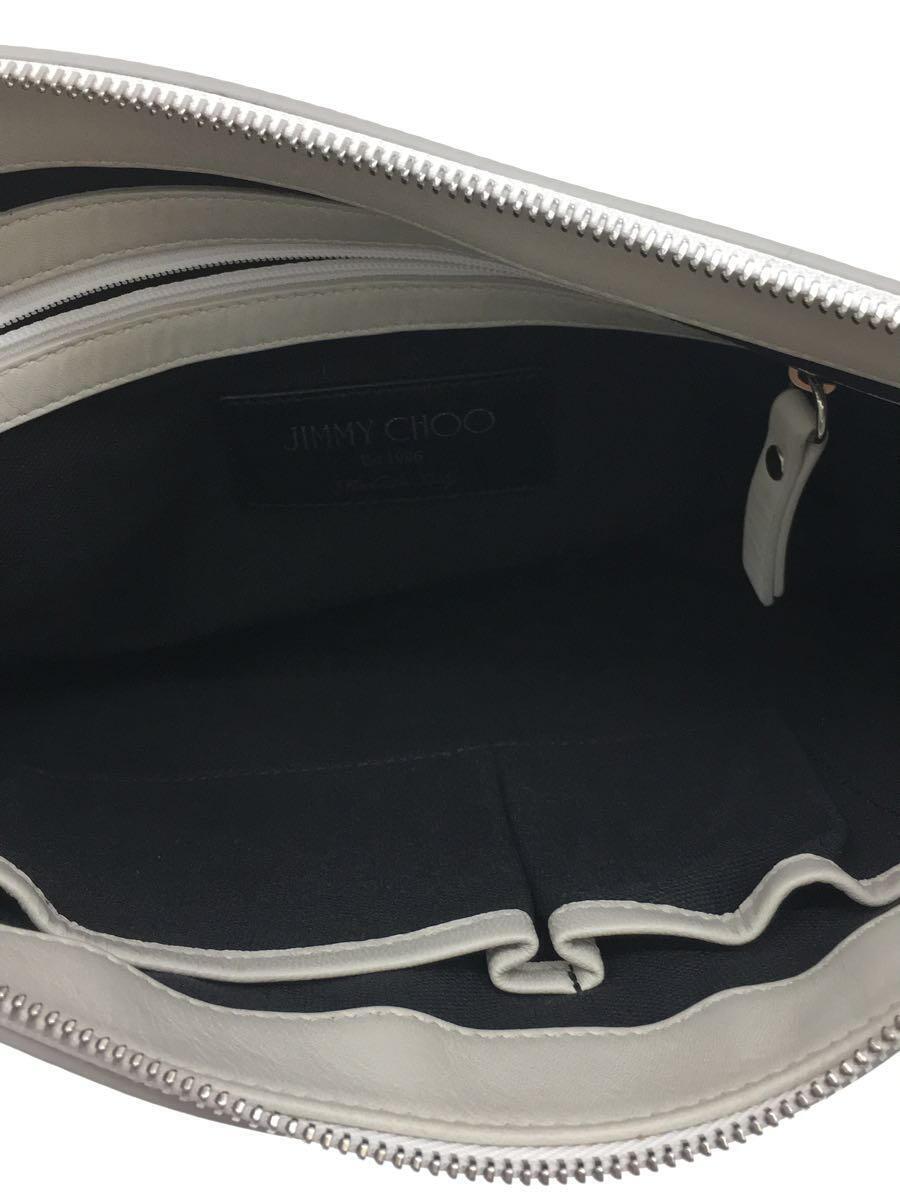 JIMMY CHOO* second bag / leather /GRY//