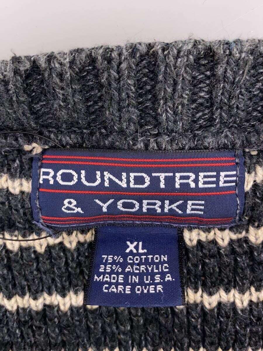 ROUNDTREE&YORKE/セーター(厚手)/XL/コットン/GRY_画像3